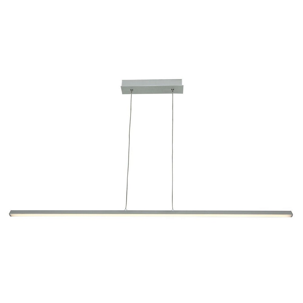 Access Lighting-63964LEDD-SILV/ACR-Float-30W 1 LED Pendant-48 Inches Wide by 2.75 Inches Tall   Silver Finish with Acrylic Glass