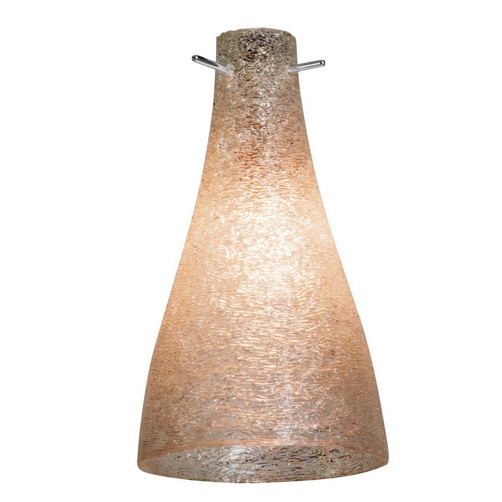 Access Lighting-937IT-CRY-Cavo-Glass Shade-4.75 Inches Wide by 8.5 Inches Tall Crystal  Metal Finish