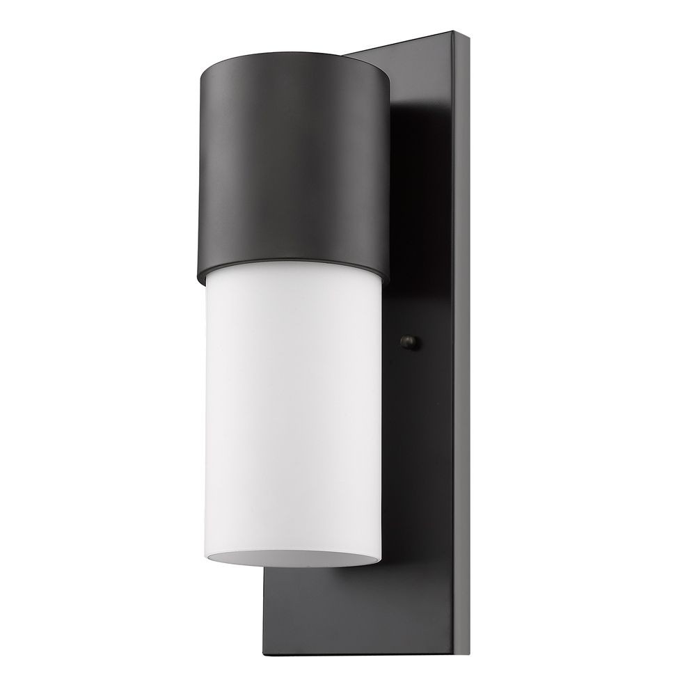 Acclaim Lighting-1511ORB-Cooper 1-Light Wall Light in Modern Style - 6 Inches Wide by 16 Inches High Oil Rubbed Bronze Opal Raw Brass Finish