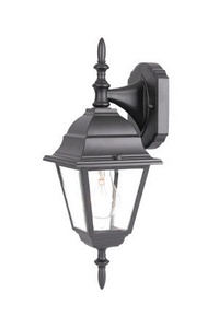 Acclaim Lighting-4002BK-Builders Choice - One Light Outdoor Wall Mount - 6 Inches Wide by 16.25 Inches High   Builders Choice - One Light Outdoor Wall Mount - 6 Inches Wide by 16.25 Inches High