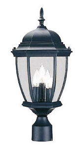 Acclaim Lighting-5017BK-Wexford - Three Light Post - 9.25 Inches Wide by 20 Inches High   Wexford - Three Light Post - 9.25 Inches Wide by 20 Inches High