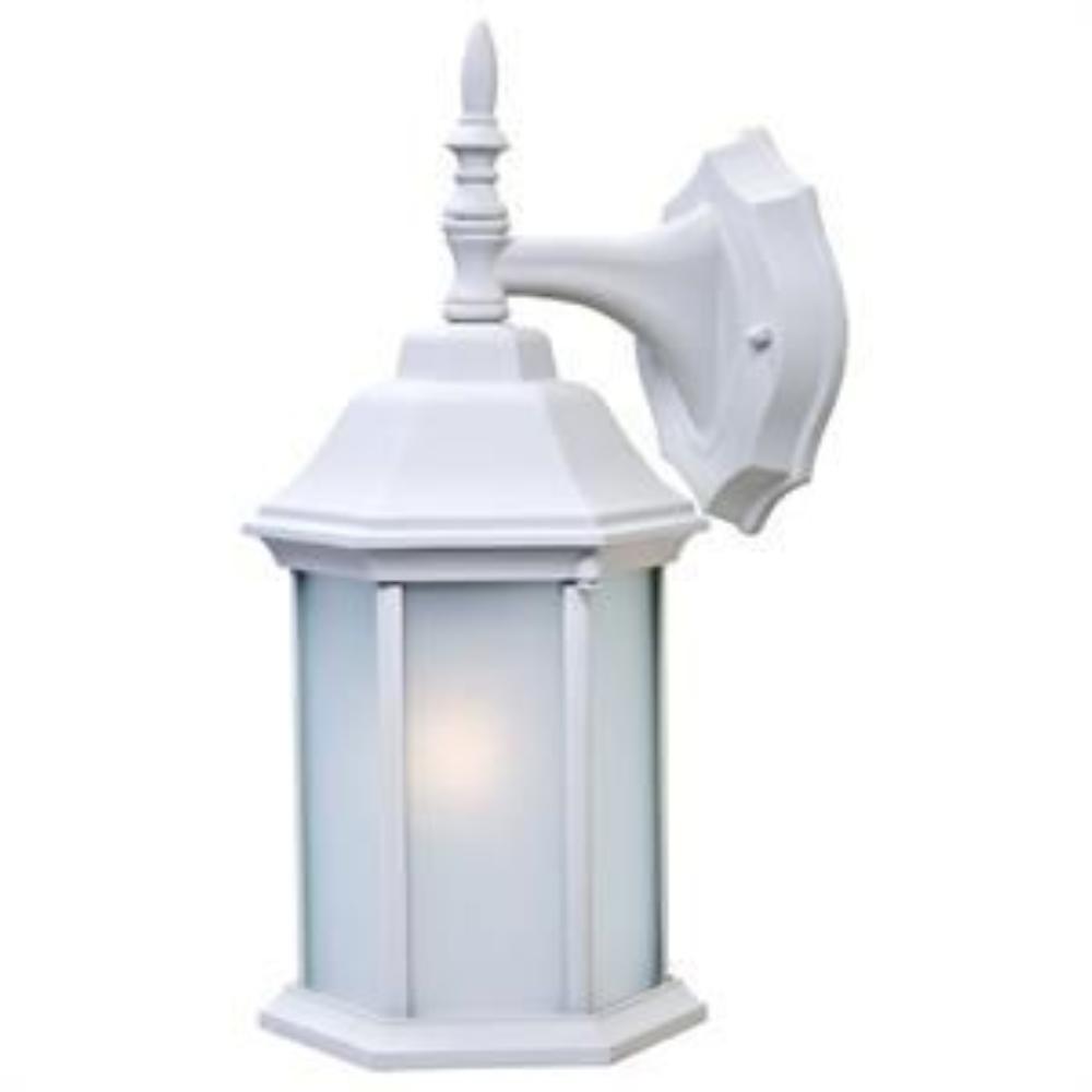Acclaim Lighting-5182TW/FR-One Light Wall Sconce - 6.25 Inches Wide by 13 Inches High with Frosted Glass  Textured White Finish