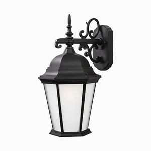 Acclaim Lighting-5202BK/FR-Richmond - One Light Wall Lantern in Classic Style - 9.5 Inches Wide by 17.5 Inches High   Richmond - One Light Wall Lantern in Classic Style - 9.5 Inches Wide by 17.5 Inche