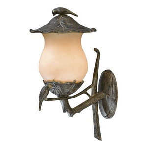 Acclaim Lighting-7561BC/SD-Avian - Two Light Outdoor Wall Mount   Black Coral Finish with Clear Seeded Glass