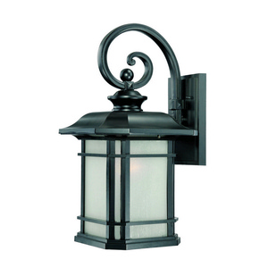 Acclaim Lighting-8122BK-Somerset - One Light Large Wall Mount - 11.25 Inches Wide by 22 Inches High   Matte Black Finish