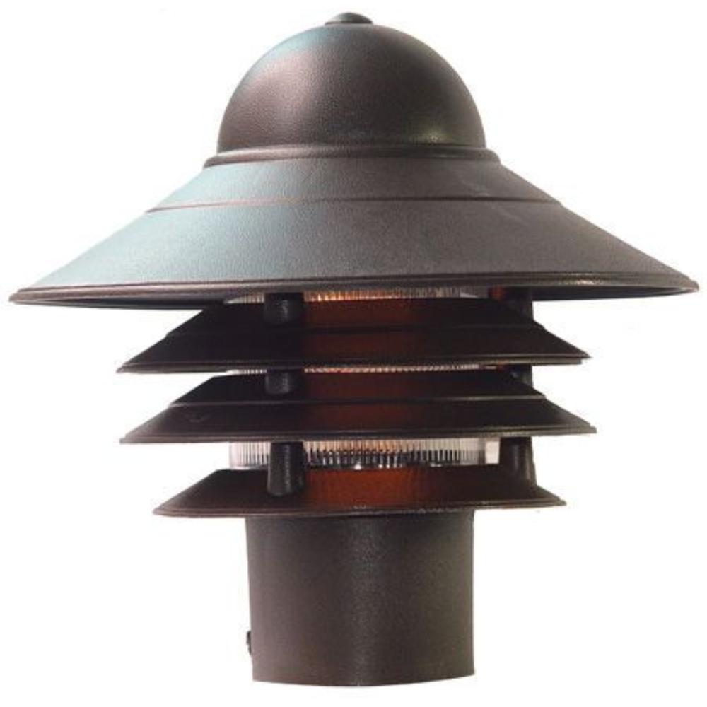 Acclaim Lighting-87ABZ-Mariner - One Light Post - 10 Inches Wide by 10 Inches High   Architectural Bronze Finish with Clear Acrylic Glass