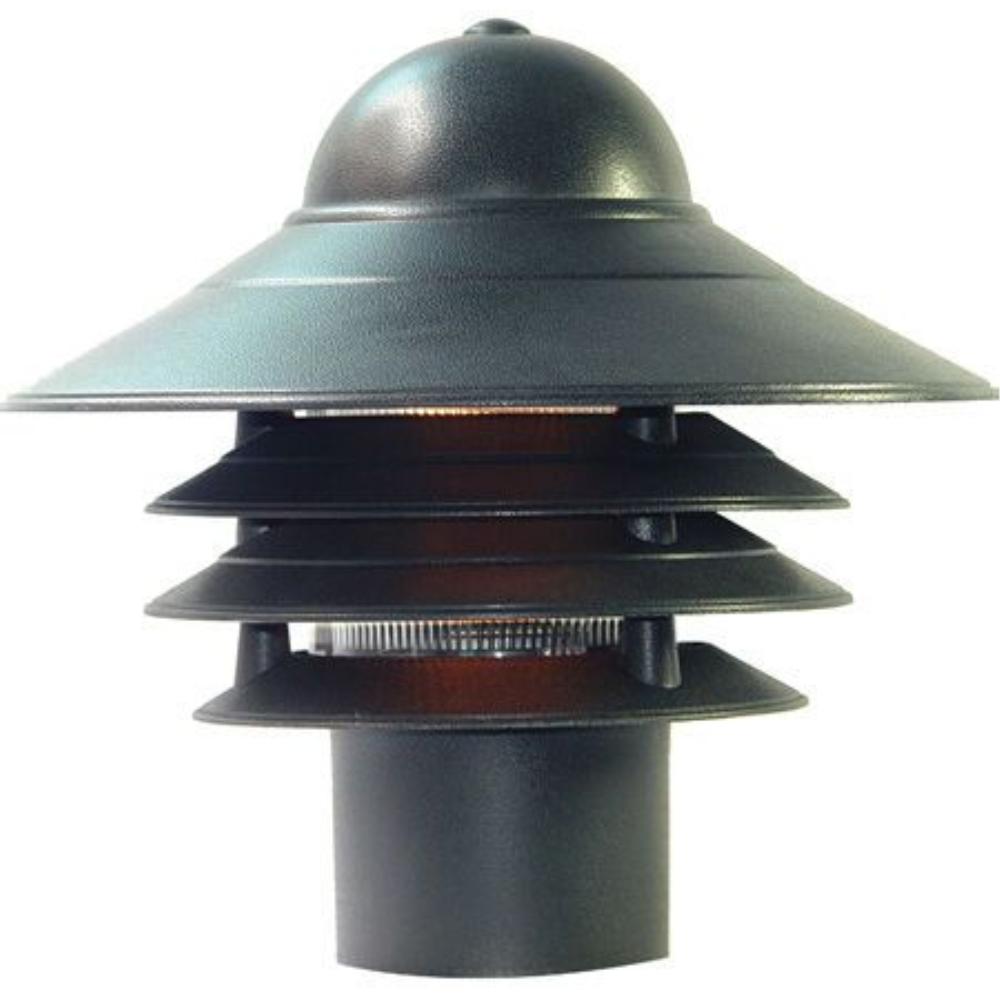 Acclaim Lighting-87BK-Mariner - One Light Post - 10 Inches Wide by 10 Inches High   Matte Black Finish with Clear Acrylic Glass