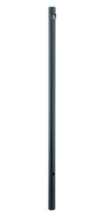 Acclaim Lighting-95-320BK-Direct Burial - Smooth Post with Photocell - 3 Inches Wide by 84 Inches High   Matte Black Finish