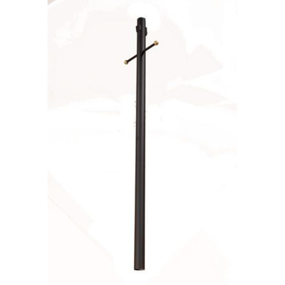 Acclaim Lighting-99BK-Direct Burial - Smooth Post - 3 Inches Wide by 84 Inches High   Matte Black Finish