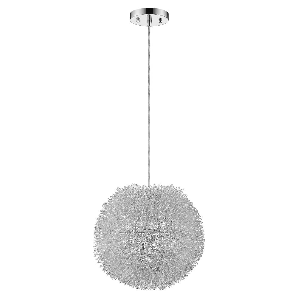 Acclaim Lighting-BP6009-Luminary - One Light Large Pendant - 15 Inches Wide by 15 Inches High   Silver Finish