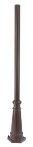 Acclaim Lighting-C6ABZ-Surface Mount - Fluted Post - 10.25 Inches Wide by 72 Inches High   Architectural Bronze Finish