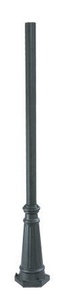Acclaim Lighting-C6BK-Surface Mount - Fluted Post - 10.25 Inches Wide by 72 Inches High   Matte Black Finish
