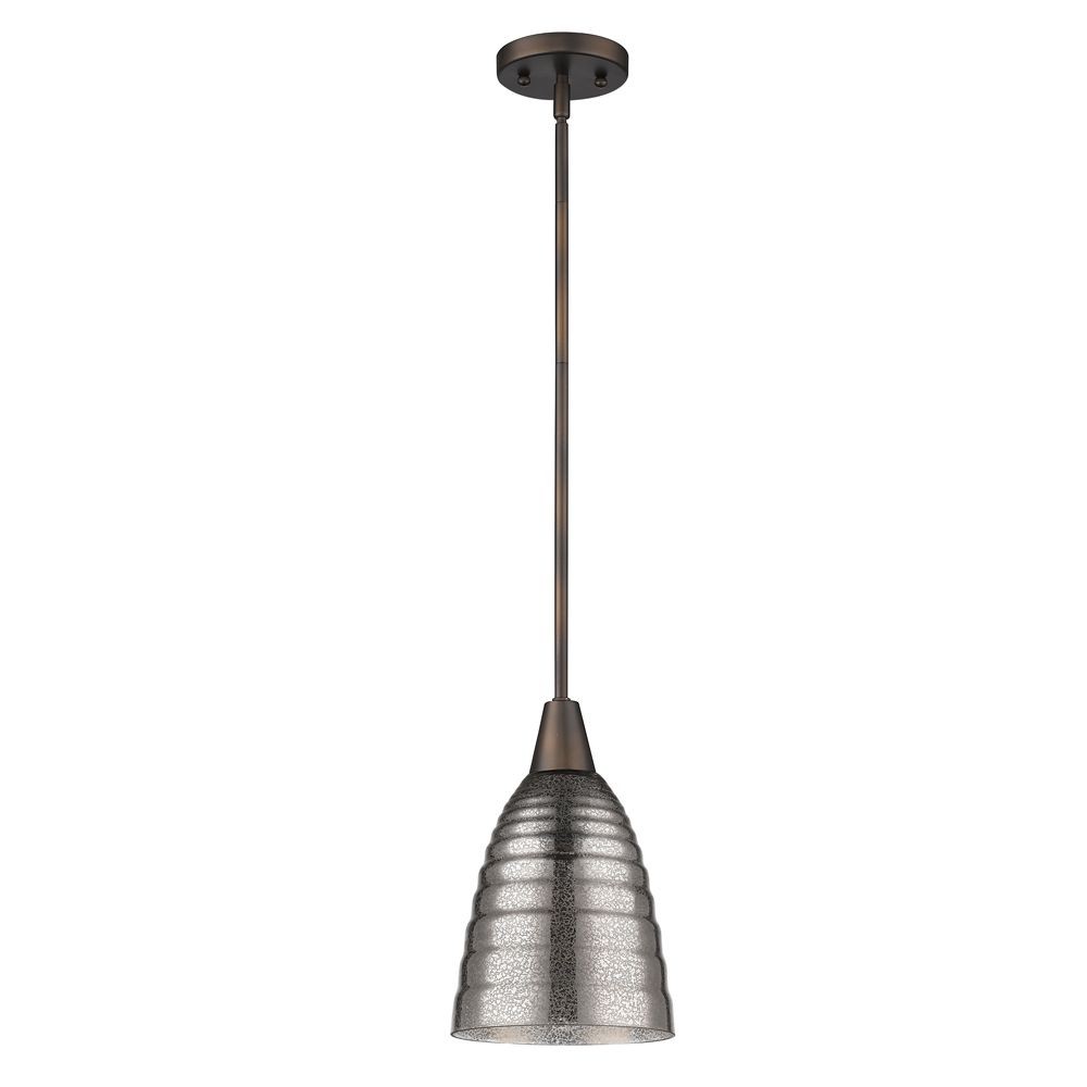 Acclaim Lighting-IN21193ORB-Brielle - One Light Pendant - 7.5 Inches Wide by 11.5 Inches High   Oil Rubbed Bronze Finish