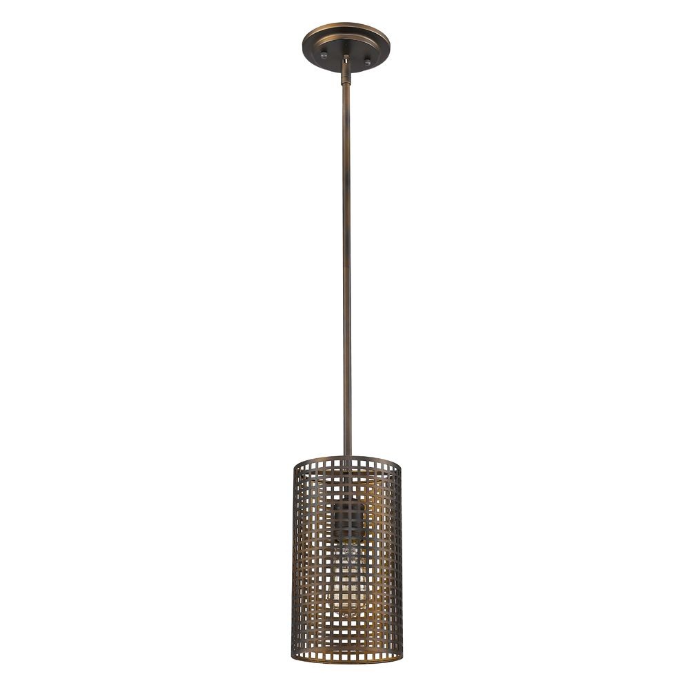 Acclaim Lighting-IN21203ORB-Loft - One Light Mini Pendant in Domesticated Warehouse Style - 6 Inches Wide by 10.25 Inches High   Oil Rubbed Bronze Finish