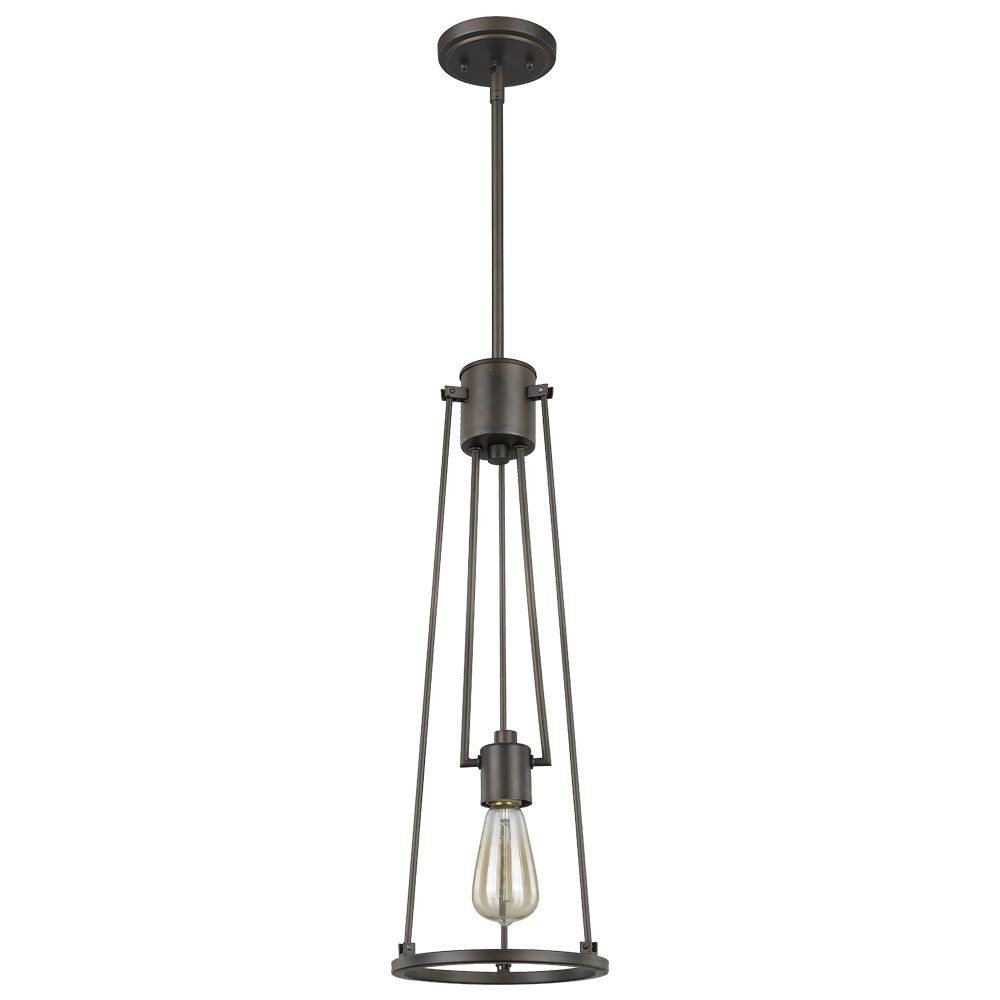 Acclaim Lighting-IN21204ORB-Jade - One Light Pendant - 8 Inches Wide by 24 Inches High   Oil Rubbed Bronze Finish