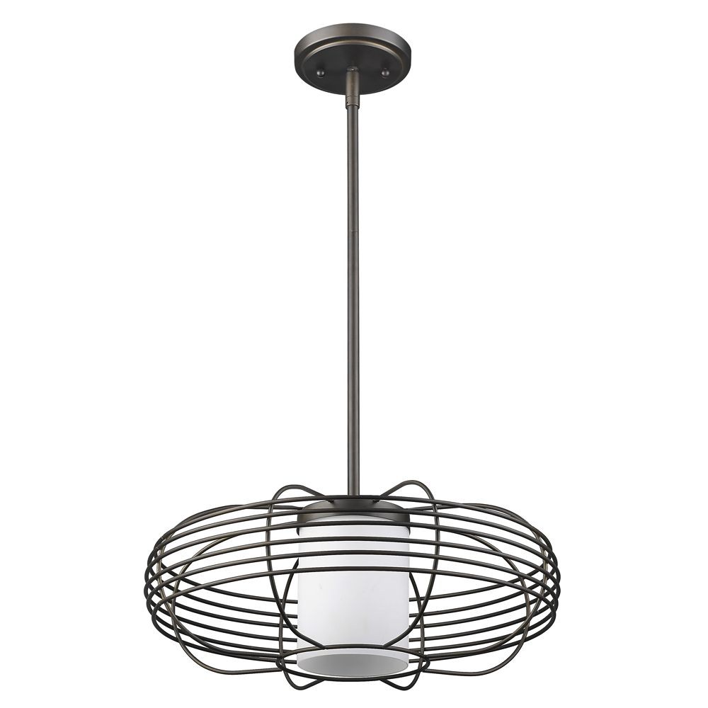 Acclaim Lighting-IN21215ORB-Loft - One Light Pendant - 16 Inches Wide by 6.25 Inches High   Oil Rubbed Bronze Finish