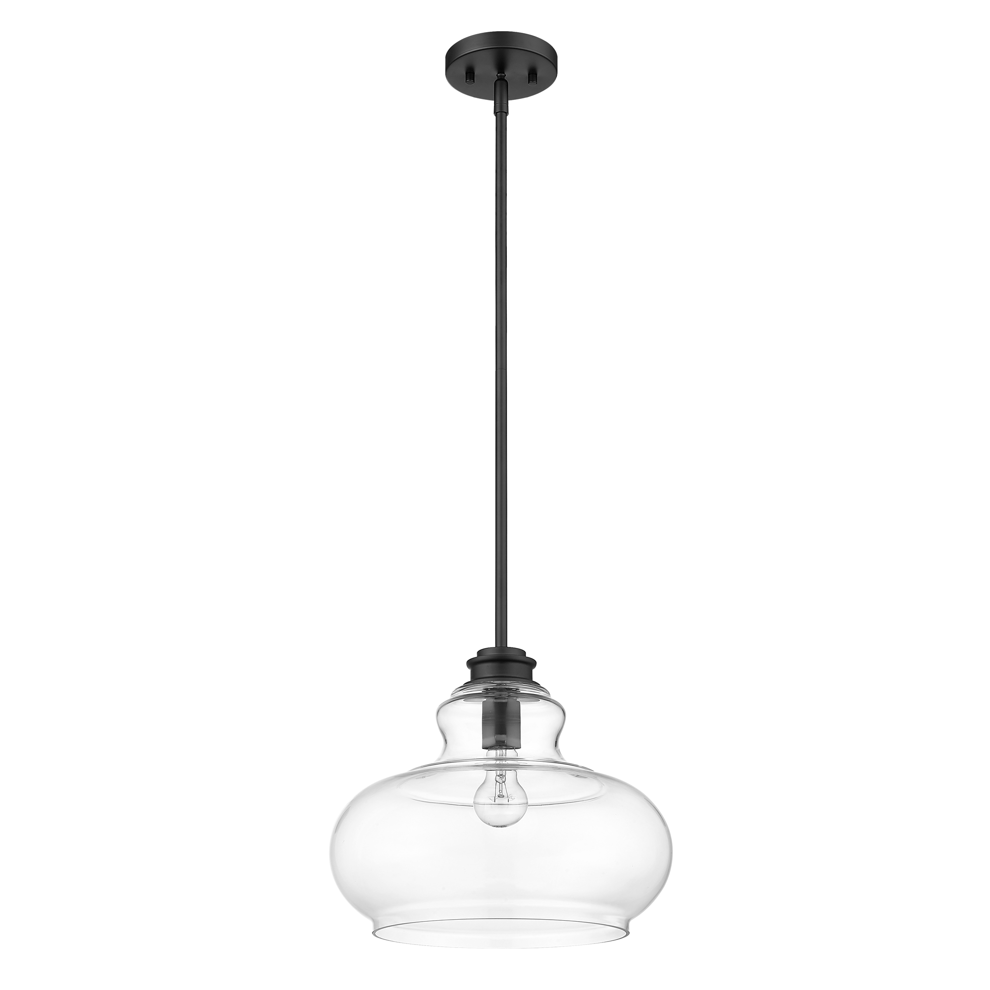 Acclaim Lighting-IN21251BK-Torrel 1-Light Pendant - 13.75 Inches Wide by 11.25 Inches High Matte Black  Oil-Rubbed Bronze Finish