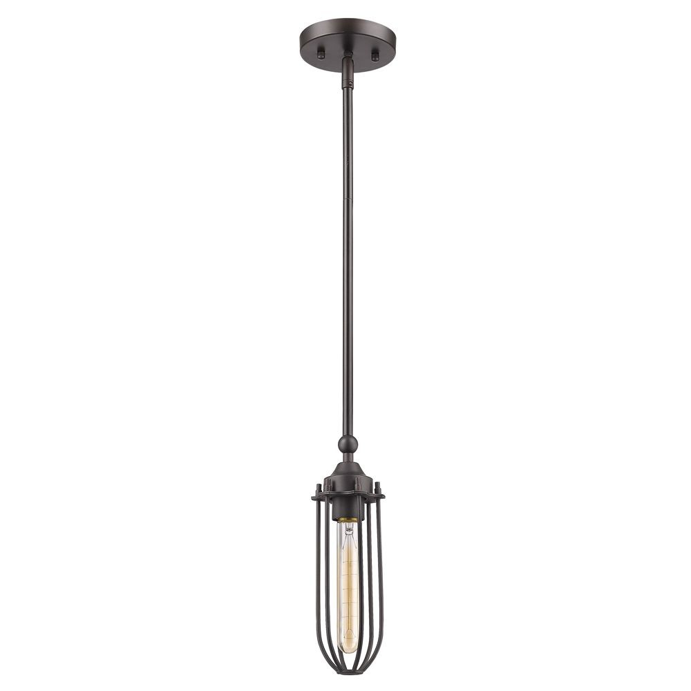 Acclaim Lighting-IN21365ORB-Garret - One Light Pendant in Antique Style - 5.25 Inches Wide by 11.25 Inches High   Oil Rubbed Bronze Finish