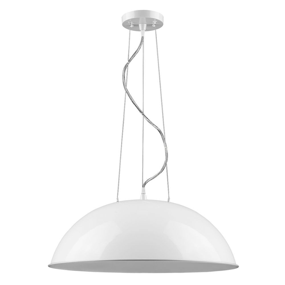 Acclaim Lighting-IN31450WH-Layla - One Light Pendant - 22 Inches Wide by 9.5 Inches High White  White Finish