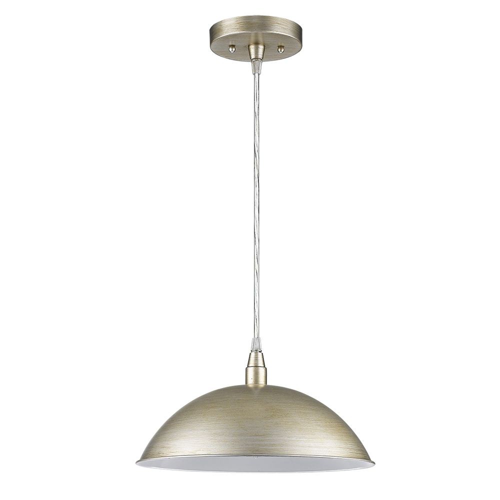 Acclaim Lighting-IN31451WG-Layla - One Light Pendant - 12 Inches Wide by 5.5 Inches High   Washed Gold Finish