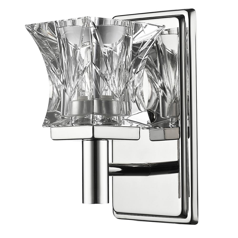 Acclaim Lighting-IN41295PN-Arabella - One Light Wall Sconce - 4.5 Inches Wide by 8 Inches High   Polished Nickel Finish with Clear Crystal