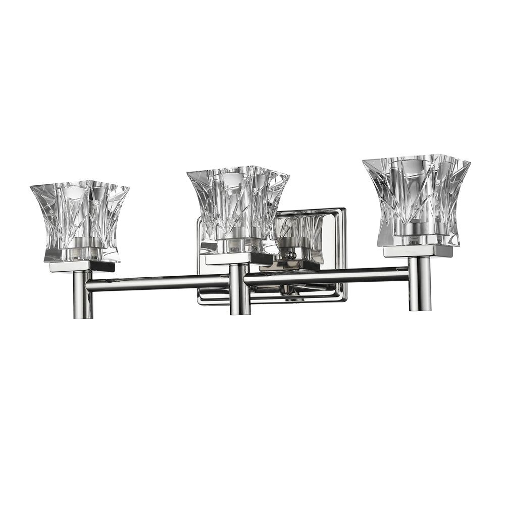 Acclaim Lighting-IN41296PN-Arabella - Three Light Bath Vanity - 21.25 Inches Wide by 6.5 Inches High   Polished Nickel Finish with Clear Crystal