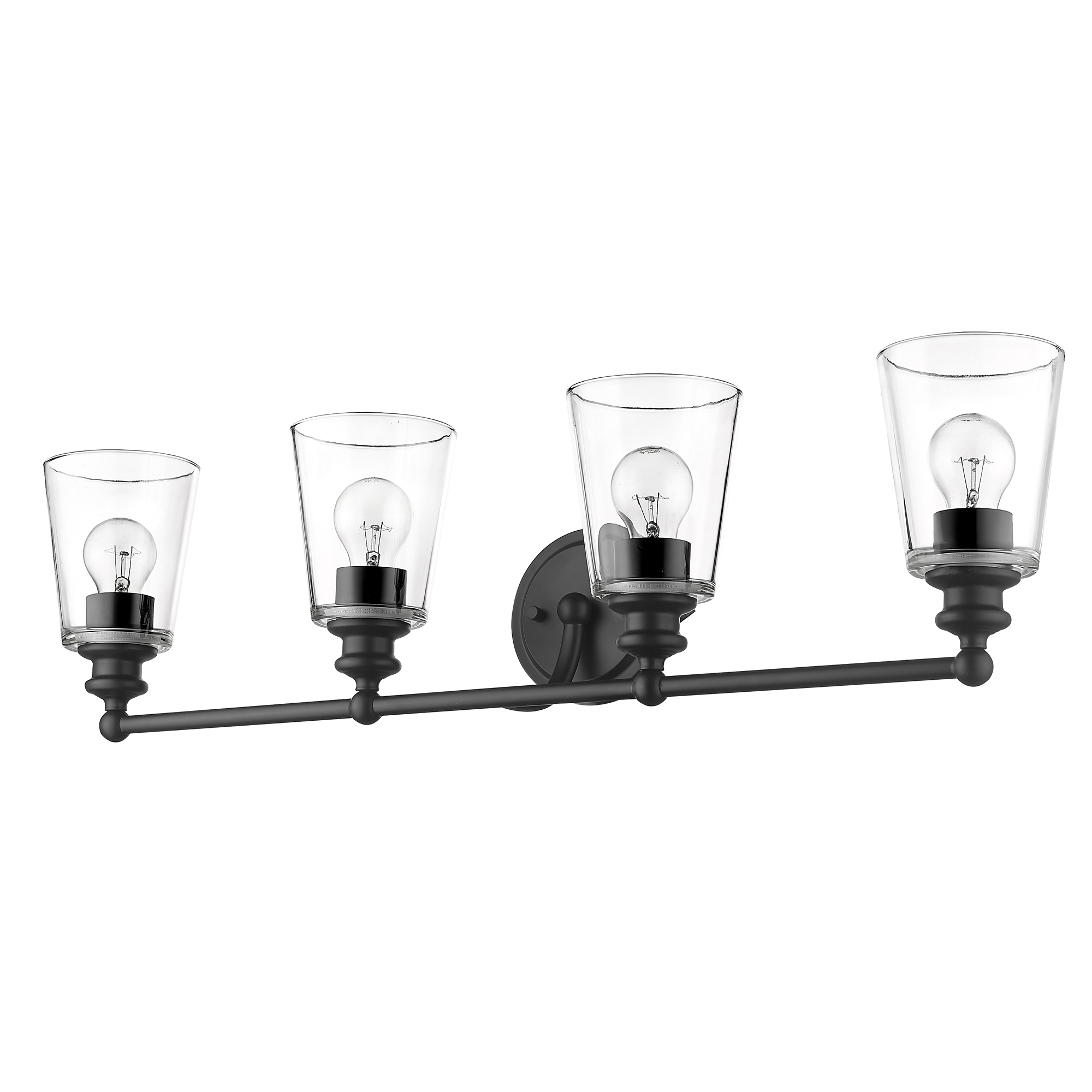 Acclaim Lighting-IN41403BK-Ceil 4-Light Vanity - 15.75 Inches Wide by 8.25 Inches High   Matte Black Finish