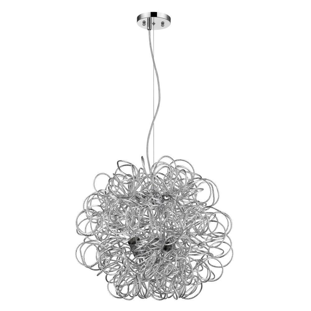 Acclaim Lighting-TP6827-Mingle - Four Light Large Pendant - 23 Inches Wide by 25 Inches High   Aluminum Finish