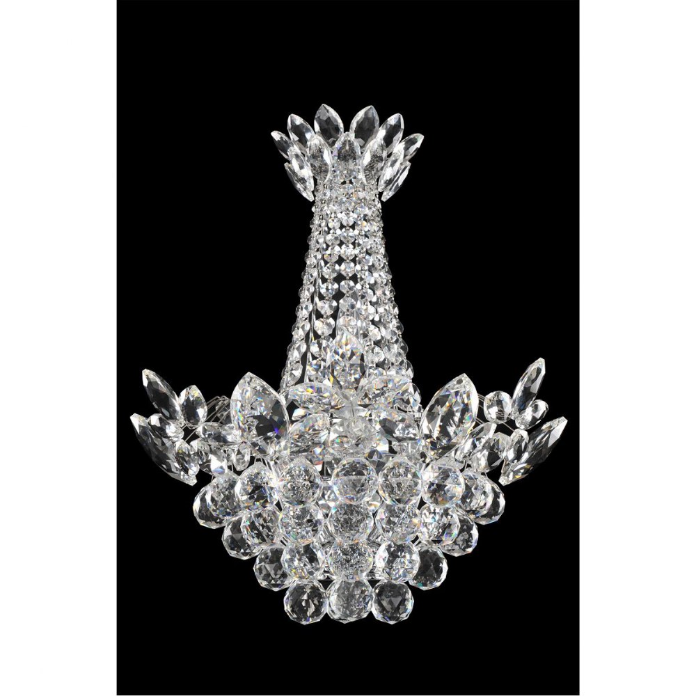 Allegri Lighting-021020-010-FR001-Treviso - Wall Bracket   Chrome Finish with Firenze Clear Crystal