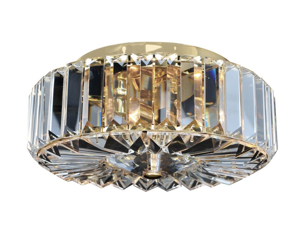 Allegri Lighting-025740-010-FR001-Julien - Two Light Flush Mount Chrome  Chrome Finish with Firenze Clear Crystal