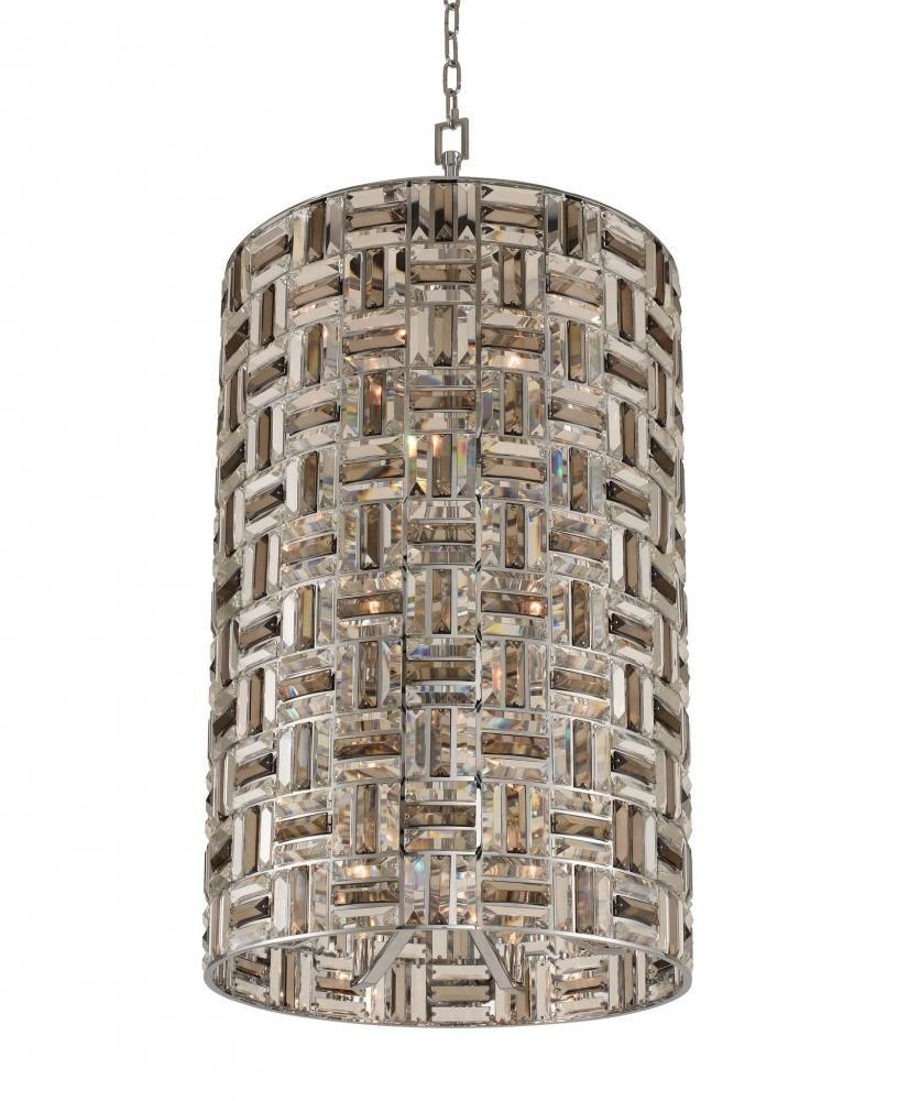 Allegri Lighting-031752-010-FR000-Modello - Eighteen Light 3-Tier Large Foyer   Chrome Finish with Firenze Mixed Crystal