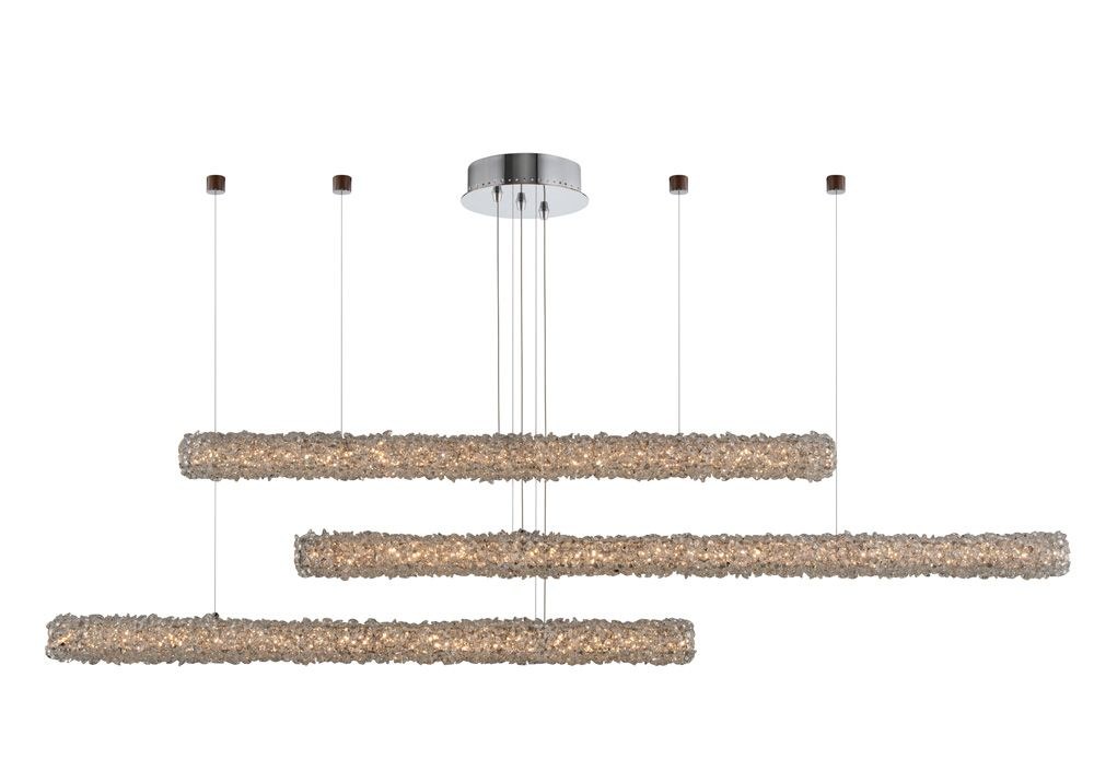 Allegri Lighting-035564-010-FR001-Lina - 60 Inch 61W LED Island   Lina - 60 Inch 61W LED Island