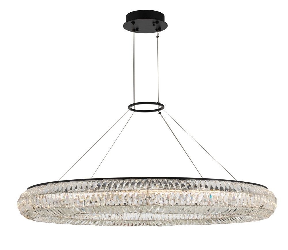 Allegri Lighting-037157-052-FR001-Tamburo - 48 Inch 143W LED Pendant   Tamburo - 48 Inch 143W LED Pendant