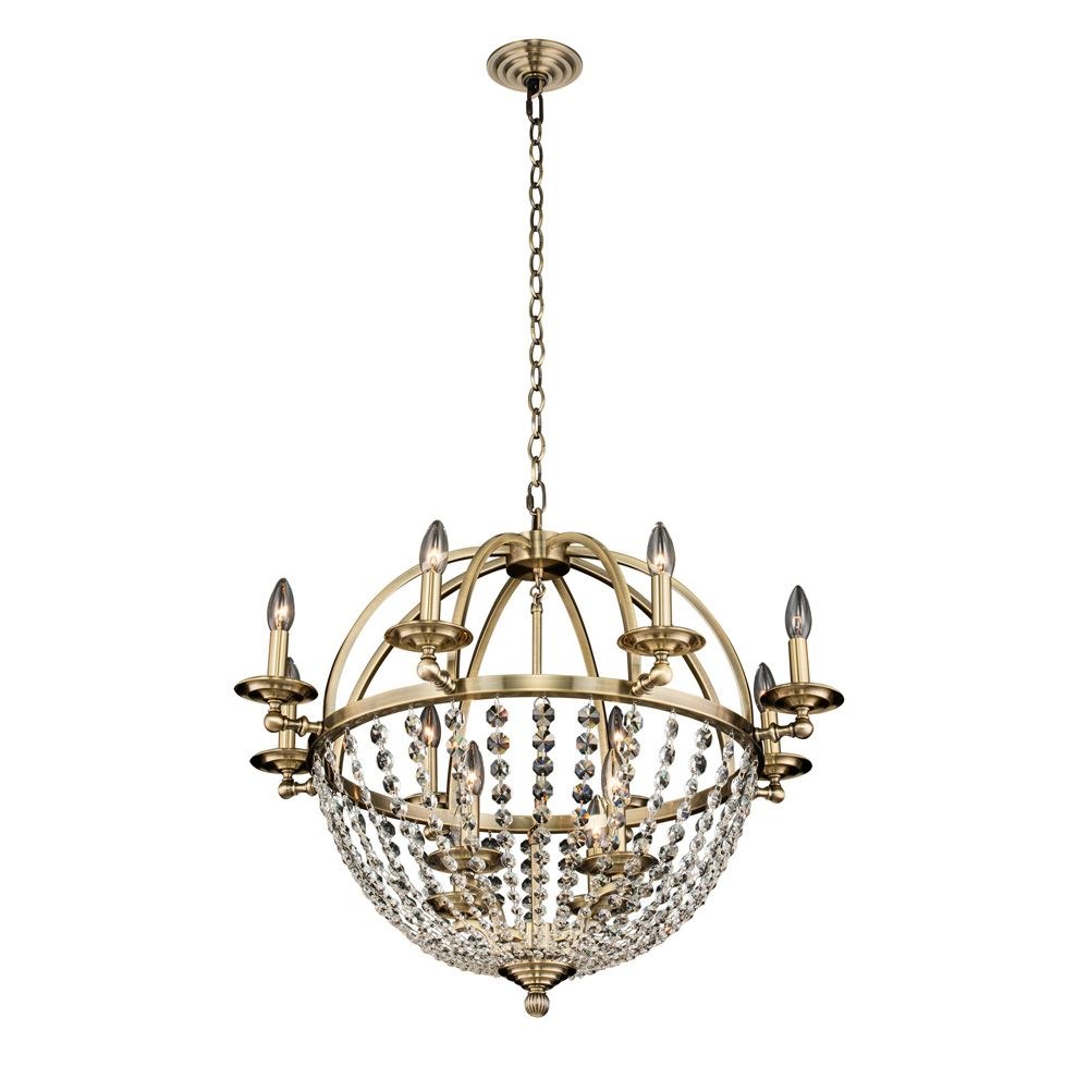 Allegri Lighting-037771-038-FR001-Pendolo - 12 Light 8 Arm Orb Chandelier   Pendolo - 12 Light 8 Arm Orb Chandelier