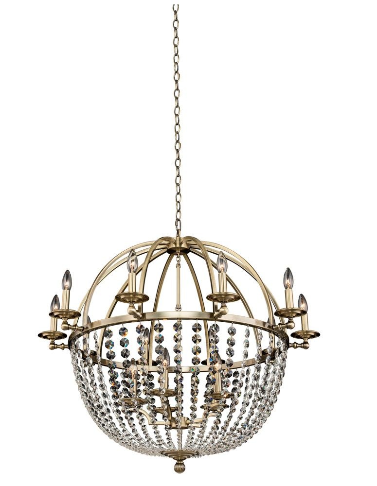 Allegri Lighting-037772-038-FR001-Pendolo - 15 Light 10 Arm Orb Chandelier   Pendolo - 15 Light 10 Arm Orb Chandelier