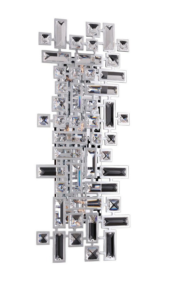 Allegri Lighting-11192-010-FR001-Vermeer - Four Light Wall Bracket Chrome Firenze Chrome Finish with Firenze Clear Crystal