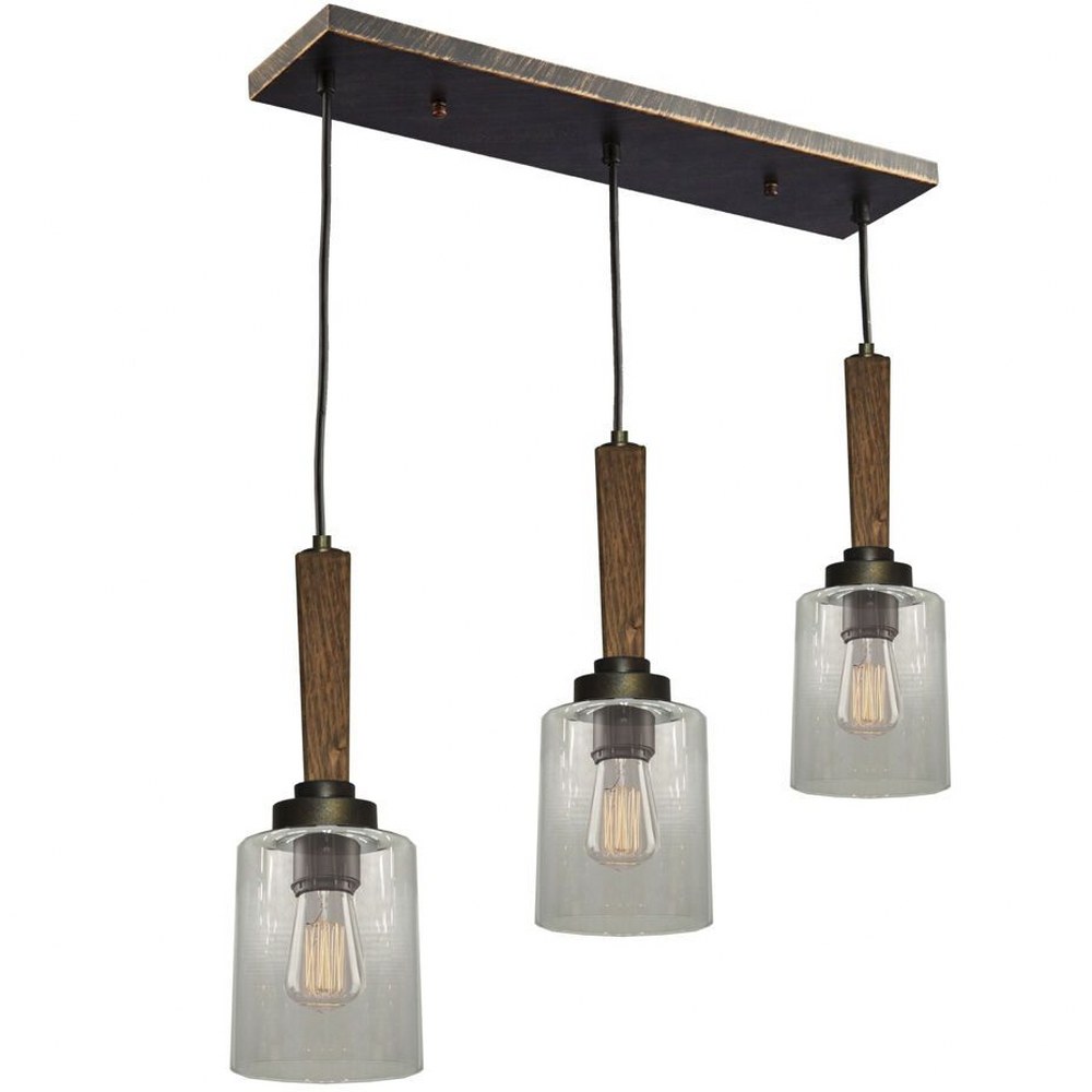 1794591 Artcraft Lighting-AC10143BB-Legno Rustico-3 Light  sku 1794591