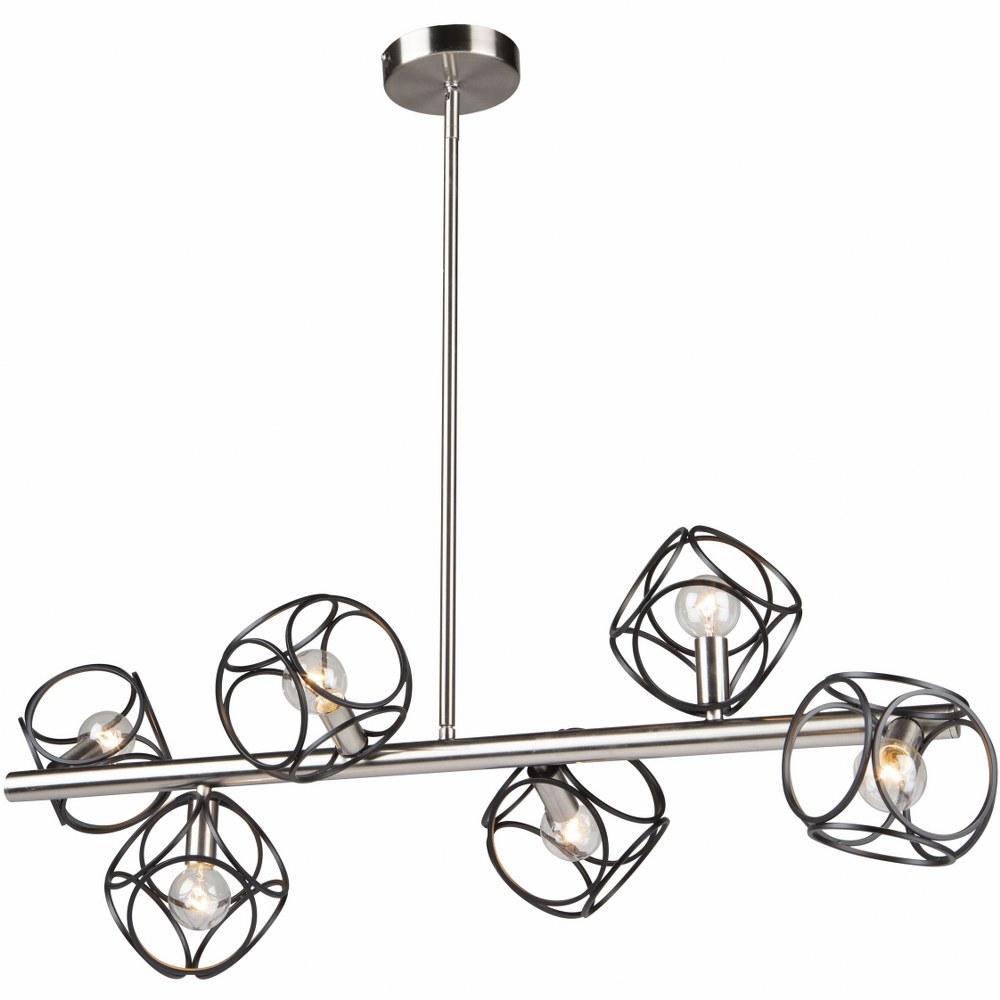 4239150 Artcraft Lighting-AC11567NB-Sorrento-6 Light Islan sku 4239150