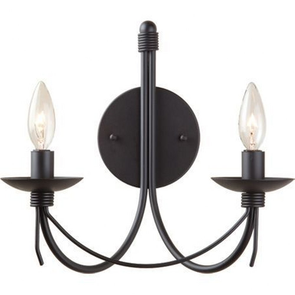 1038834 Artcraft Lighting-AC1482EB-Wrought Iron - 2 Light  sku 1038834