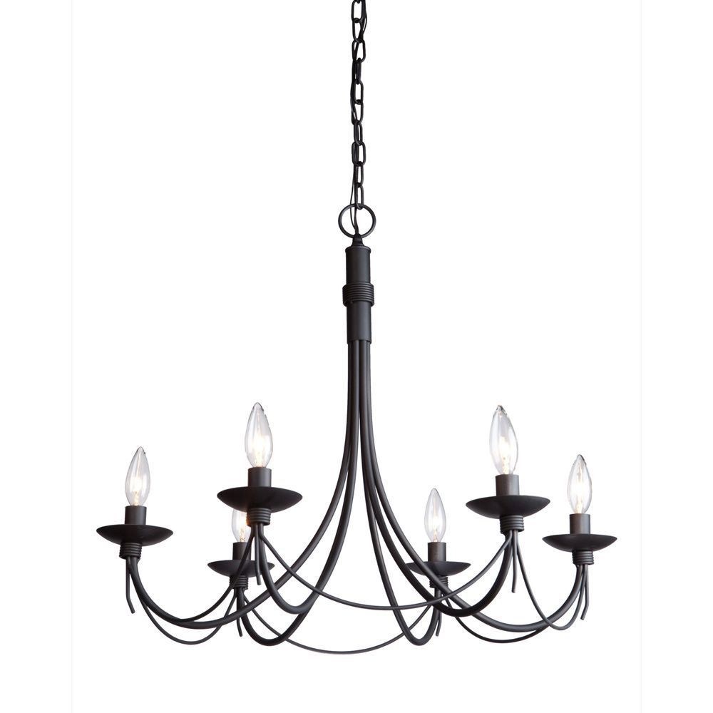 1038830 Artcraft Lighting-AC1486EB-Wrought Iron - 6 Light  sku 1038830