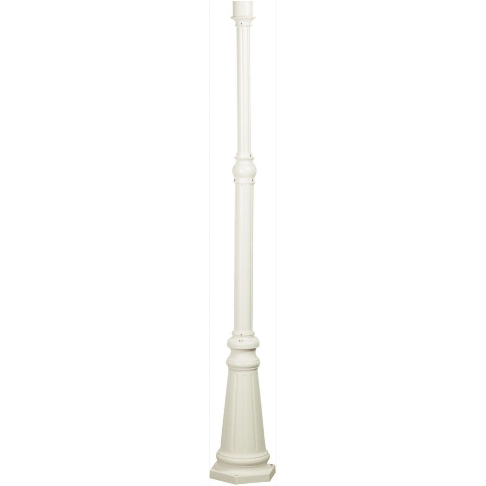Artcraft Lighting-AC220WH-Classico-Outdoor Post in Traditional Outdoor Style-10 Inches Wide by 70 Inches High   White Finish