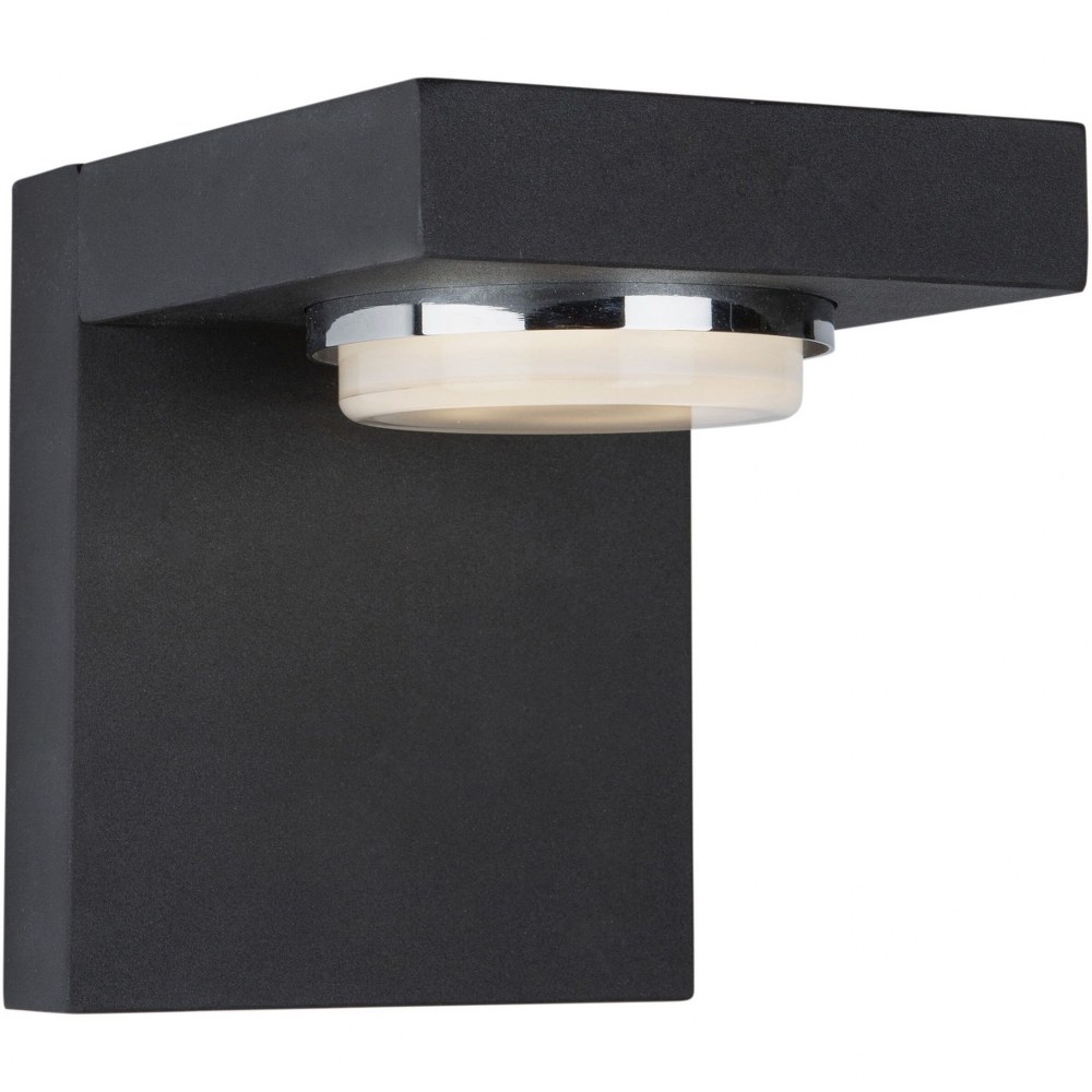 Artcraft Lighting-AC7231BK-Cruz-6W 1 LED Outdoor Wall Mount-4.75 Inches Wide by 6.5 Inches High   Matte Black Finish