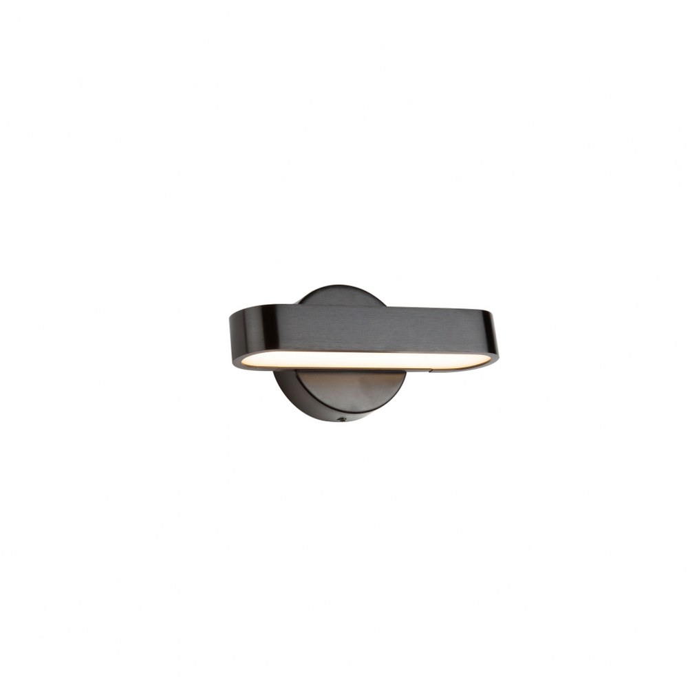 Artcraft Lighting-AC7261BK-Bosa - 7.5 Inch 9W 1 LED Wall Mount   Satin Black Finish