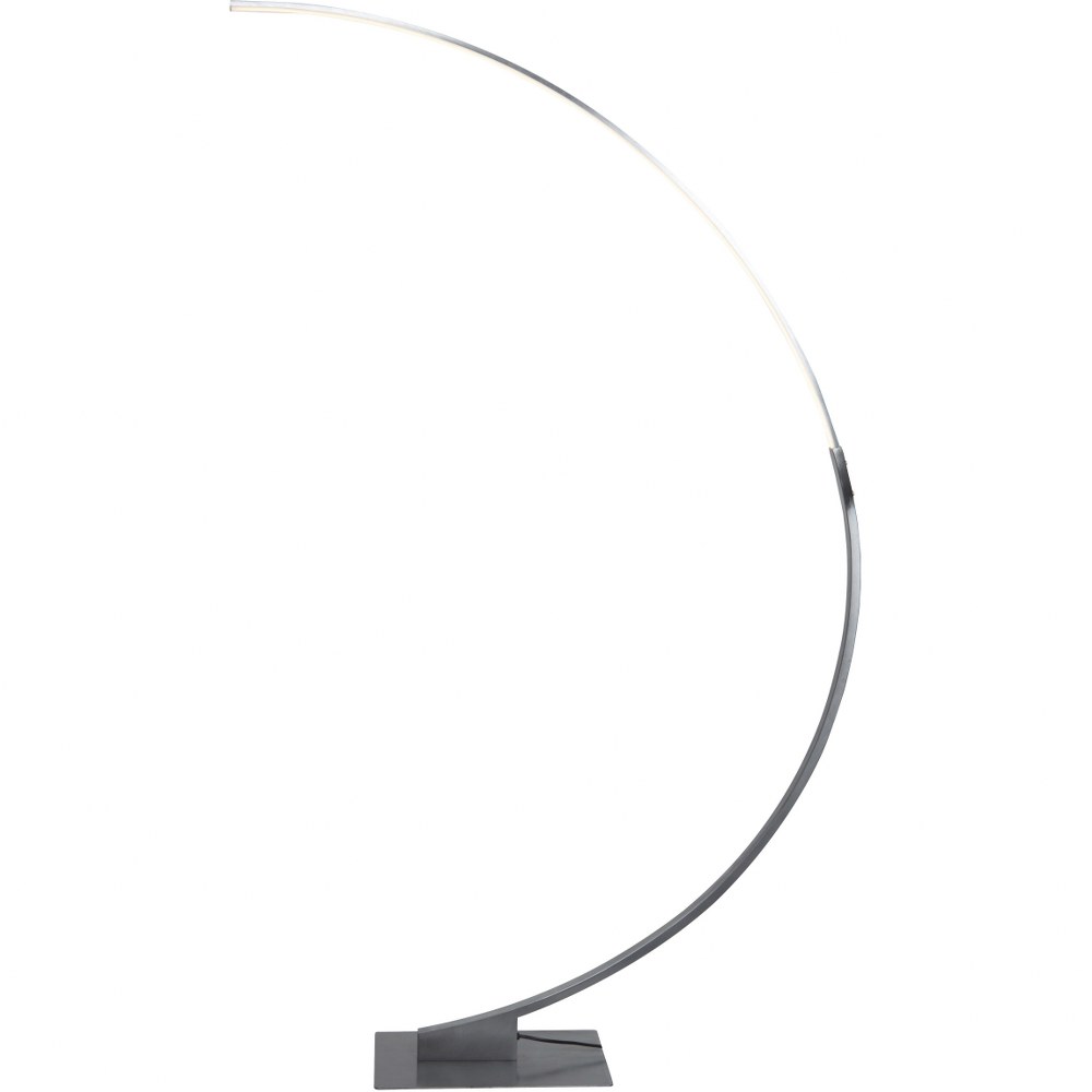 Artcraft Lighting-AC7593BG-Cortina-25W 1 LED Floor Lamp-11.75 Inches Wide by 74.25 Inches High Brushed Grey  Brushed Grey Finish