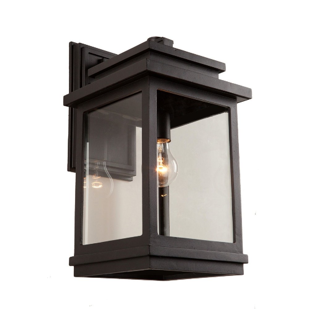 Artcraft Lighting-AC8290ORB-Freemont-1 Light Outdoor Wall Mount in Transitional Outdoor Style-8.5 Inches Wide by 14 Inches High Oil Rubbed Bronze  Oil Rubbed Bronze Finish with Clear Glass