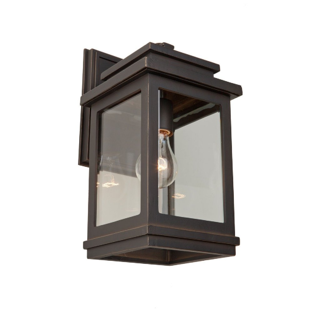 Artcraft Lighting-AC8390ORB-Freemont-1 Light Outdoor Wall Mount in Transitional Outdoor Style-10.5 Inches Wide by 16 Inches High Oil Rubbed Bronze  Oil Rubbed Bronze Finish with Clear Glass