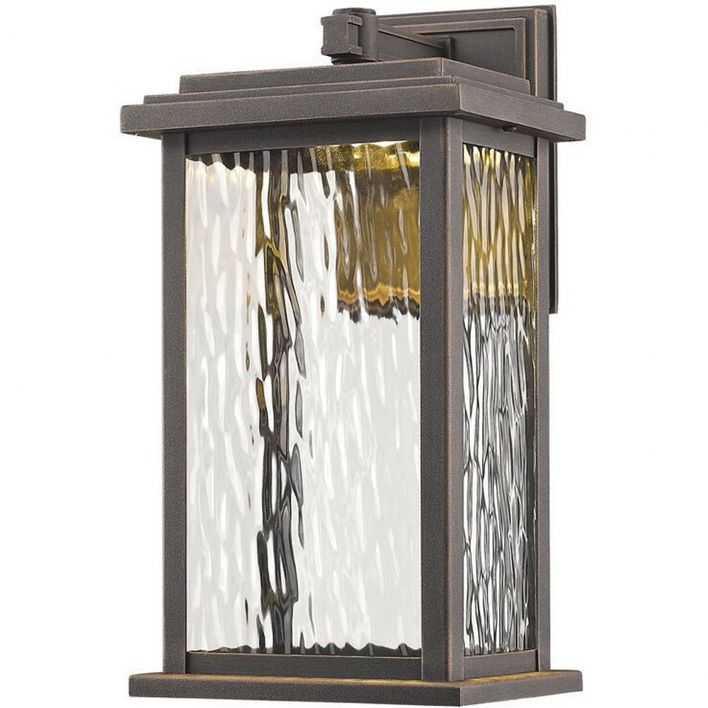 Artcraft Lighting-AC9070OB-Sussex Drive-9W 1 LED Outdoor Post Mount in Contemporary Outdoor Style-6.5 Inches Wide by 13 Inches High Oil Rubbed Bronze  Oil Rubbed Bronze Finish with Water Glass