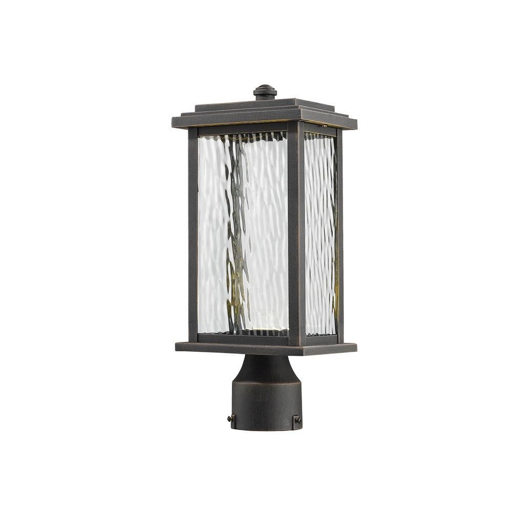 Artcraft Lighting-AC9073OB-Sussex Drive-9W 1 LED Outdoor Wall Mount in Contemporary Outdoor Style-5 Inches Wide by 13.5 Inches High Oil Rubbed Bronze  Oil Rubbed Bronze Finish with Water Glass