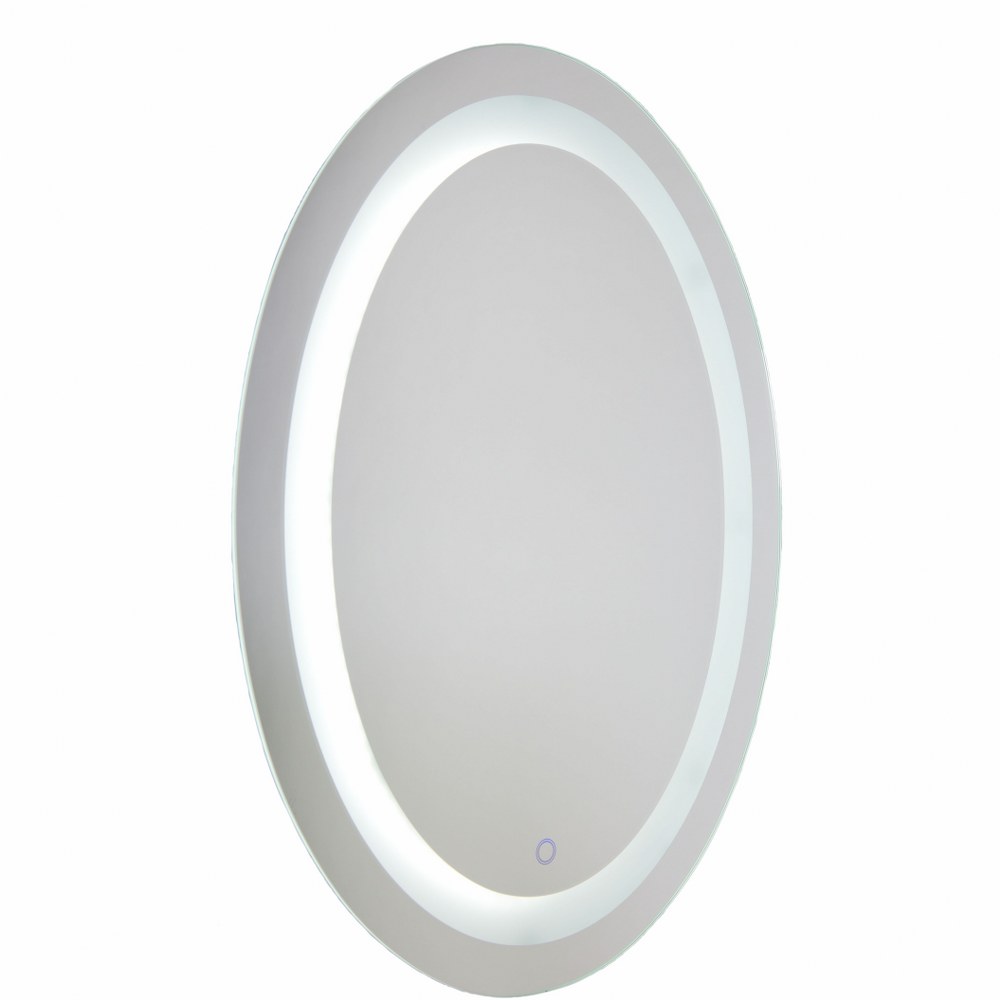 Artcraft Lighting-AM303-Reflections - 2 Inch 28W 1 LED Oval Mirror   Mirror Finish