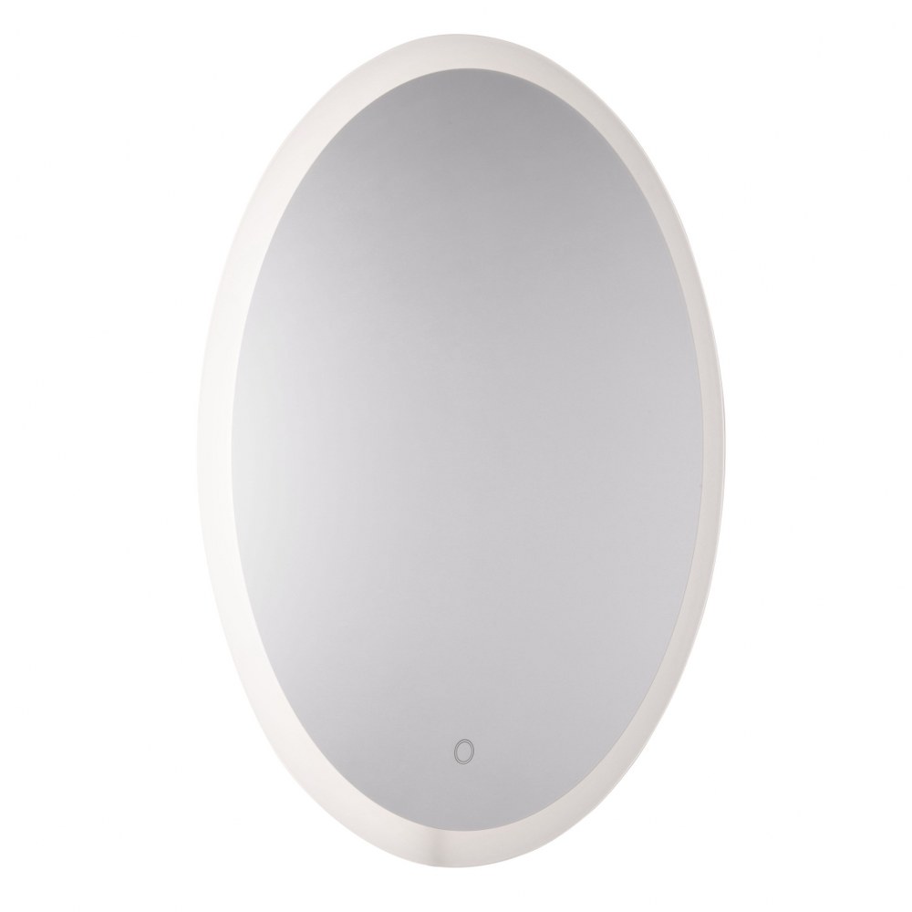 Artcraft Lighting-AM318-Reflections - 29.5 Inch 25W 1 LED Oval Mirror   Frosted Finish